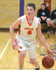 Nathan Heise connected on six three-pointers and finished with 18 points to lead the Tigers in scoring Saturday.